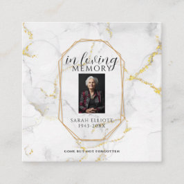 Prayer in memory of loved one Card Telefonnummerkarte