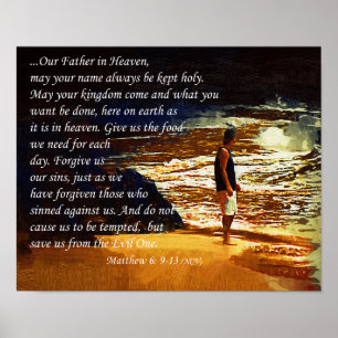 Prayer Inspirational Wall Poster des Lords