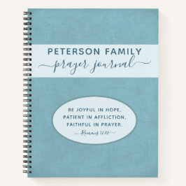 Prayer Journal personalisiert Familienname Notizbu Notizbuch