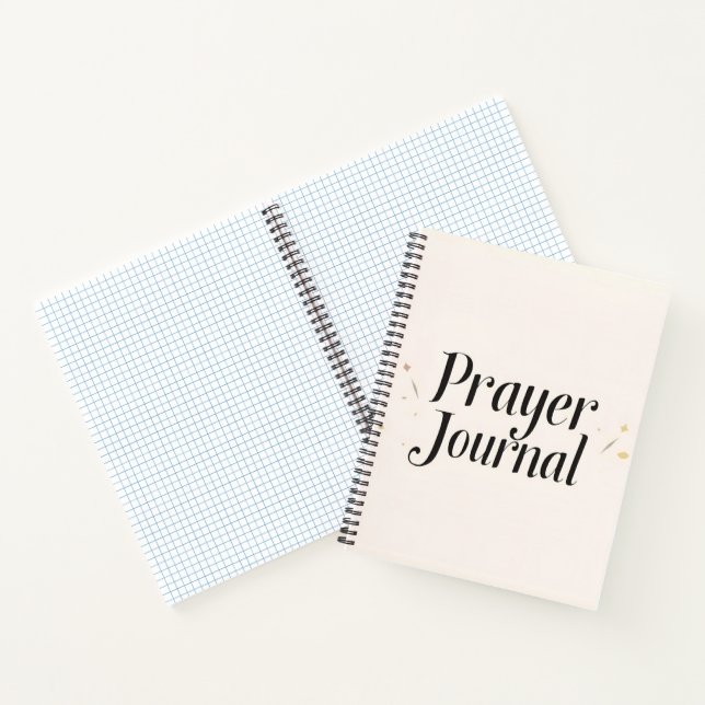 Prayer Journal - Personalisiertes Pressebericht Notizbuch (Innenseite)