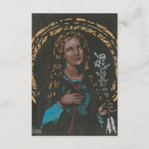 Prayer-Karte St. Philomena Dankeskarte