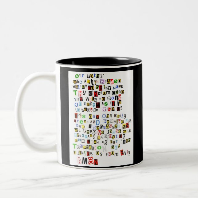 Prayer Lords Zweifarbige Tasse (Links)