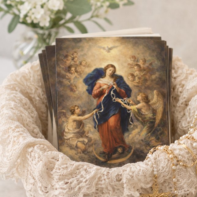 Prayer Our Lady Undoer Knots Blessed Mother Mary Karte (Von Creator hochgeladen)