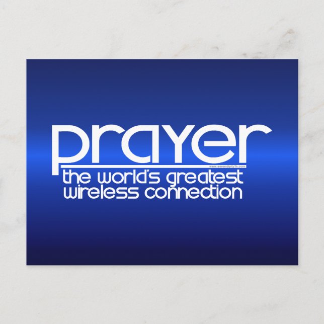 PRAYER POSTKARTE (Vorderseite)