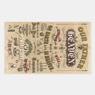 Prayer Vintage Custom Sticker des Lords