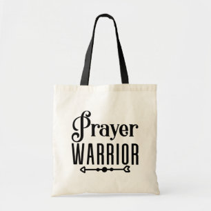 PRAYER WARRIOR Inspiration Christliches Zitat Tragetasche