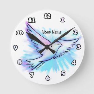 Prayer Works Dove Christliche Uhr