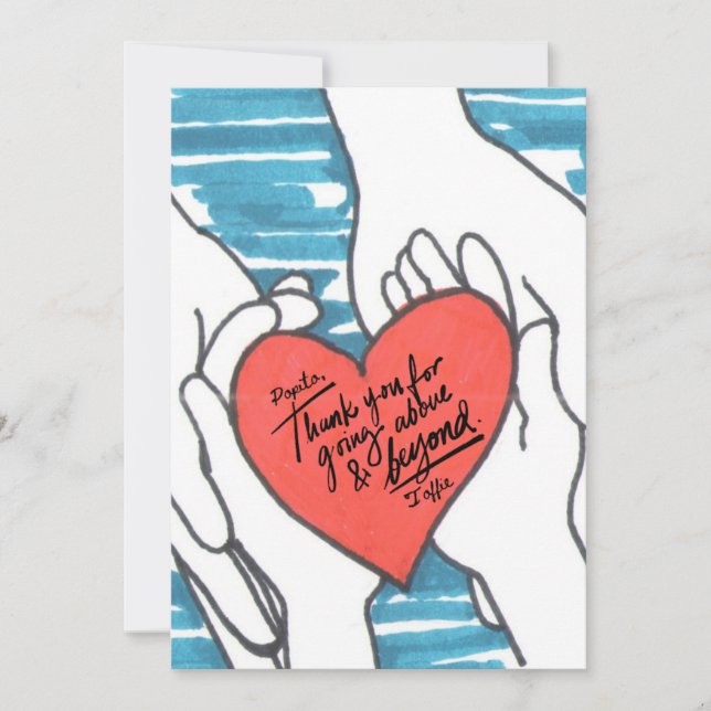 PRAYERKARTE FÜR DEN VATER EINLADUNG (Vorderseite)