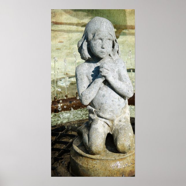 Prayers Brunnen Detail Kansas City Plaza Poster (Vorne)