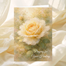 Praying for Your Healing Christian Sympathy Karte