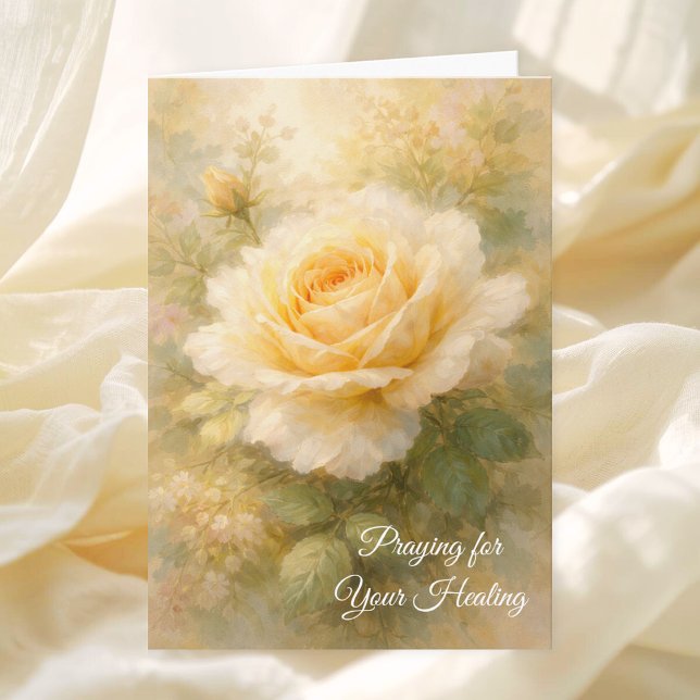 Praying for Your Healing Christian Sympathy Karte (Von Creator hochgeladen)