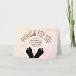 PRAYING FÜR SIE Psalm 46 Christliche Ermutigung Karte