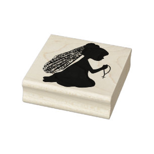 Praying Girl Gummistempel