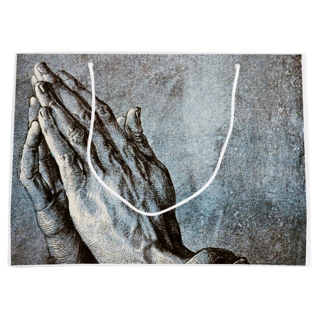 Praying Hands, Albrecht Durer Große Geschenktüte (Vorderseite)