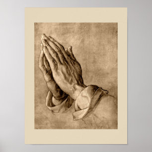 Praying Hands Poster
