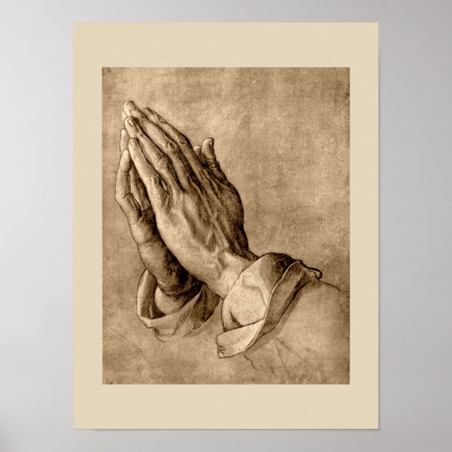 Praying Hands Poster (Vorne)