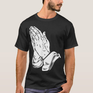 Praying Hands T Shirt - Coole Christliche religiös