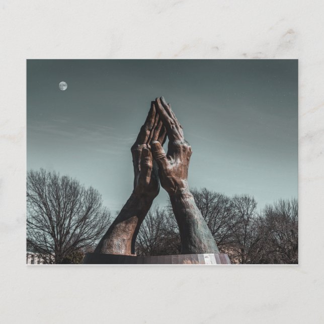 Praying Hands (Tulsa, OK) Postkarte (Vorderseite)
