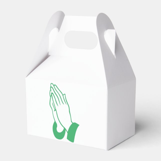 Praying Hands Vector Gevor Box Geschenkschachtel (Rückseite)