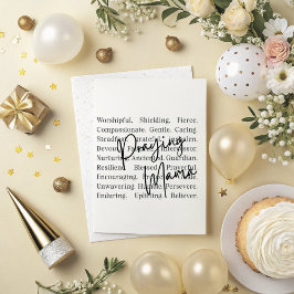 Praying Mama Card Karte