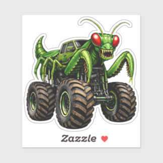 Praying Mantis Style Off-Road Monster Truck Aufkleber