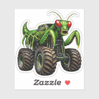 Praying Mantis Style Off-Road Monster Truck Aufkleber