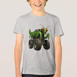 Praying Mantis Style Off-Road Monster Truck Tri-Blend Shirt