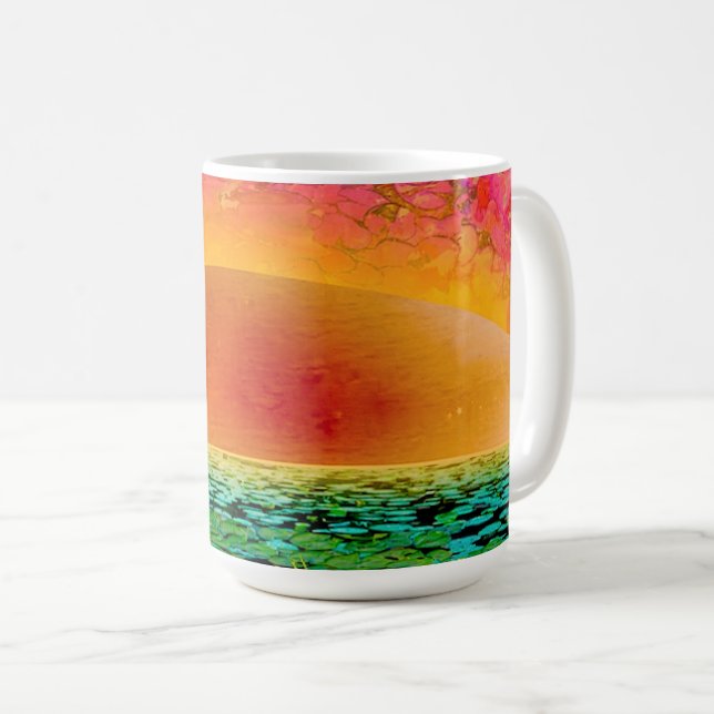 PRAYMANTIS AM SONNENSATZ KAFFEETASSE (VorderseiteRechts)