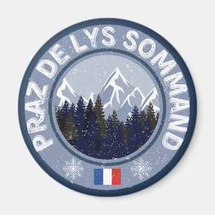 Praz De Lys Sommand Skistation Magnet