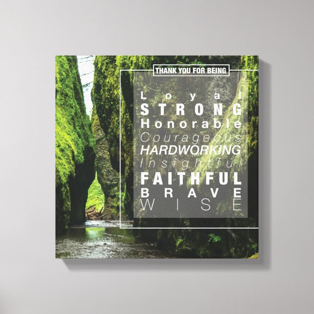 Präzisiertes Abenteuer #3 (12x12) Leinwanddruck (Vorderseite)