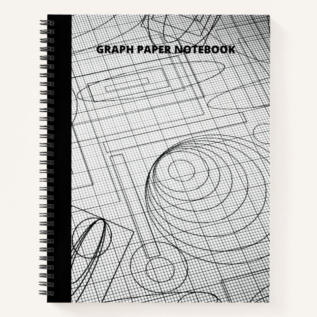 PRÄZISION GRAPH PAPIER NOTEBOOK NOTIZBUCH (Vorderseite)