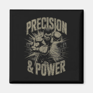 Präzision und Power Boxing Kämpfer Stärke Artwind Magnet