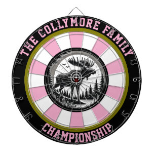 Präzisionsanfertigungen für Moose Forest Dartscheibe