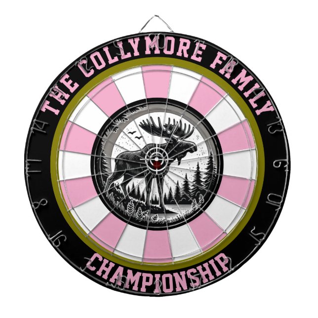 Präzisionsanfertigungen für Moose Forest Dartscheibe (vorne)