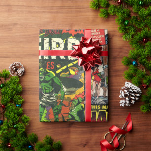 Pre-Code HORROR Comic Buchumschlag Papier Geschenkpapier