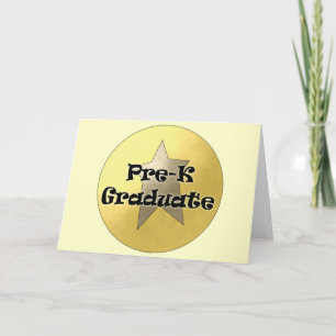 Pre-K Abschluss-Geschenke Karte