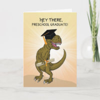 Pre-K Abschluss T-Rex Dinosaurier
