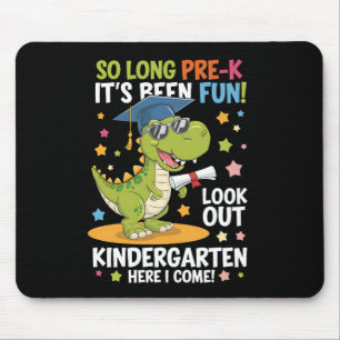 Pre K Graduate Kindergarten Dinosaurier T Rex Mousepad