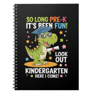 Pre K Graduate Kindergarten Dinosaurier T Rex Notizblock
