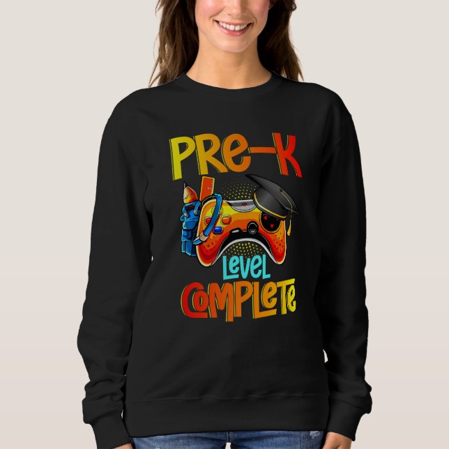 Pre-K Graduation Gamer Level Complete Video Game G Sweatshirt (Vorderseite)
