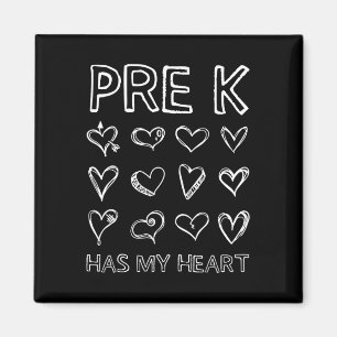 Pre K hat mein Herz Lehrer Valentinstag Magnet