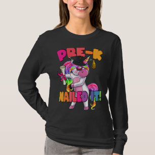 Pre K nails es trinken Unicorn letzten Tag der Sch T-Shirt