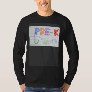 Pre K Pre Kindergarten Team Cute Doodle School Kid T-Shirt
