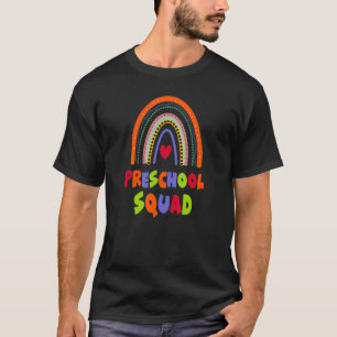 Pre K Rainbow Team Hallo Vorschool Rock Squad Tee