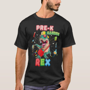 Pre K Saurus Dinosaurier Rex zurück zur Schule Kid T-Shirt