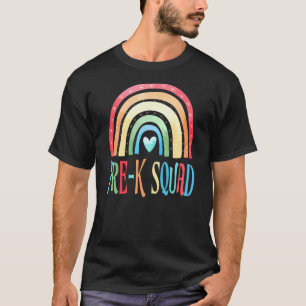 Pre-K Squad Lehrer zurück zum Kindergarten Ro T-Shirt