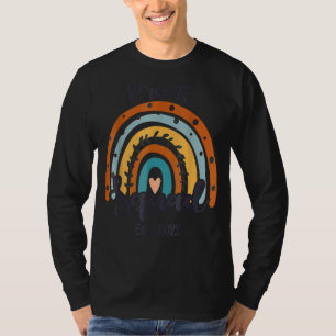 Pre K Squad Student Lehrerin Boho Rainbow T-Shirt
