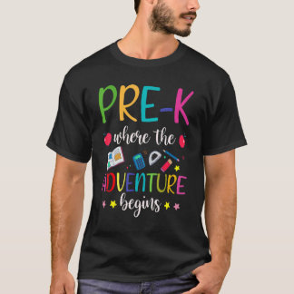 Pre-K Teacher Adventure beginnt den ersten Tag der T-Shirt