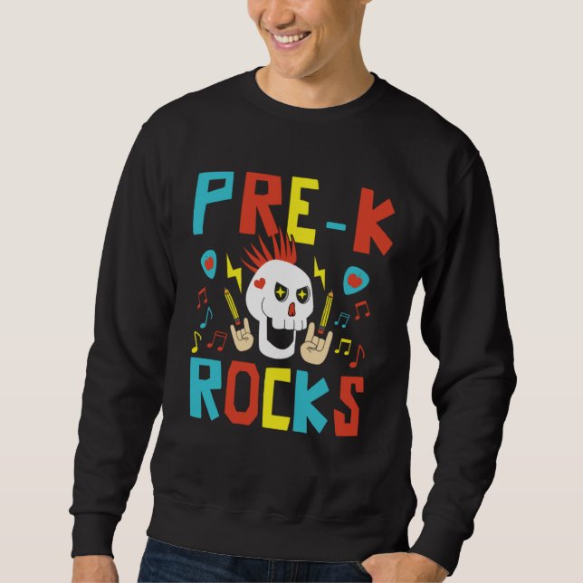 Pre K Teacher Appreciation Back to School Preschoo Sweatshirt (Vorderseite)
