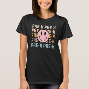 Pre K Team glücklich ersten Tag der Schule Vorschu T-Shirt